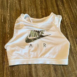 Nike Women's Air Dri-FIT Swoosh Medium Support High Neck Sports Bra